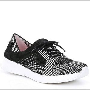 Fitflop Marbleknit Black/White Sneakers NIB